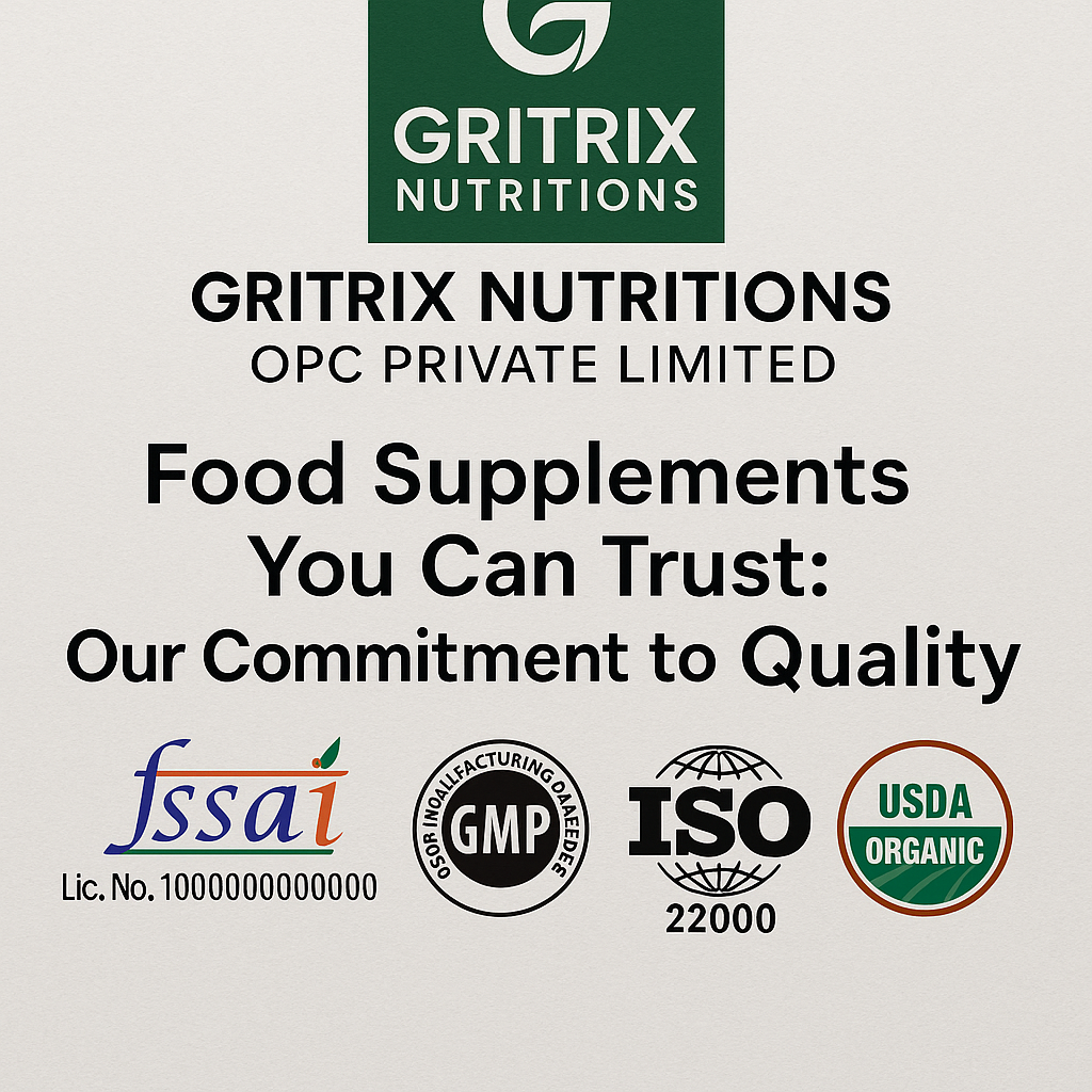 Gritrix Nutritions: Delivering Trust and Quality in Every Supplement
